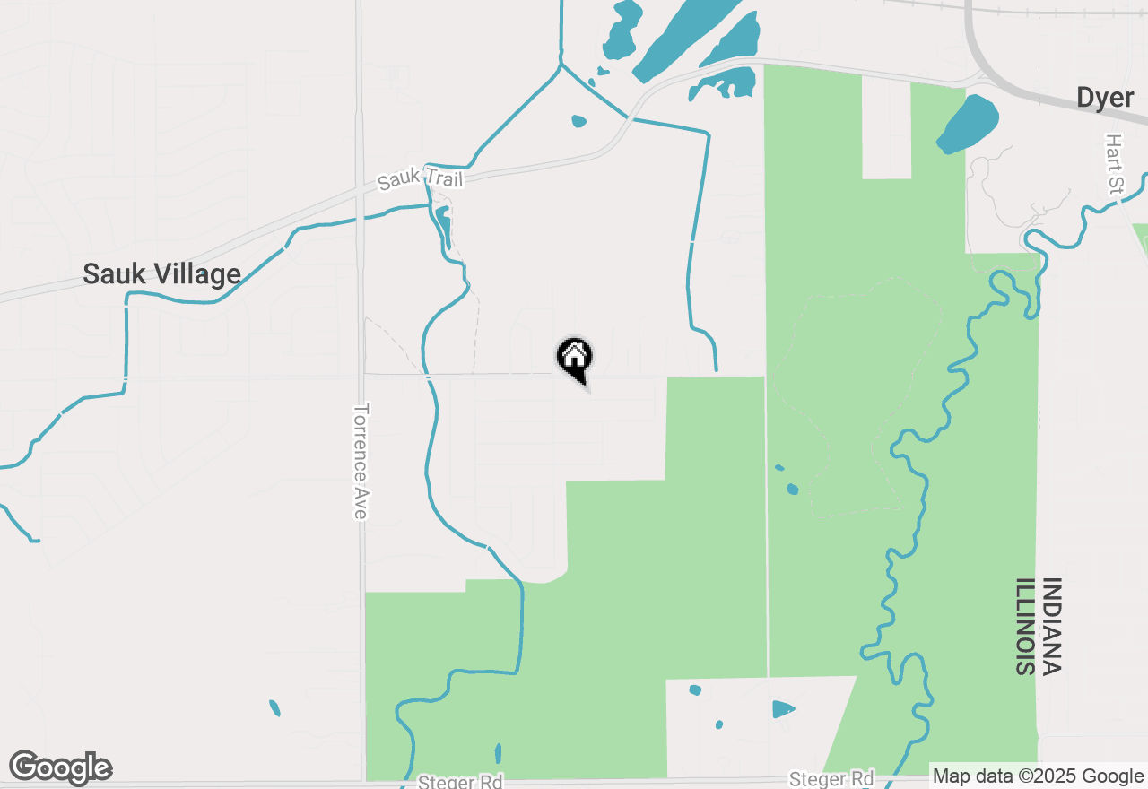 Map of 3015 223rd Place, Sauk Village, IL 60411