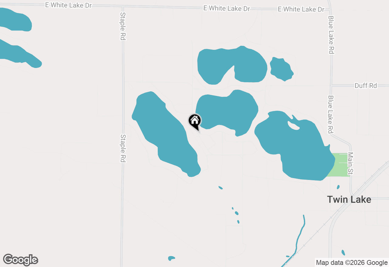 Map of 6289 Middle Lake Road, Twin Lake, MI 49457