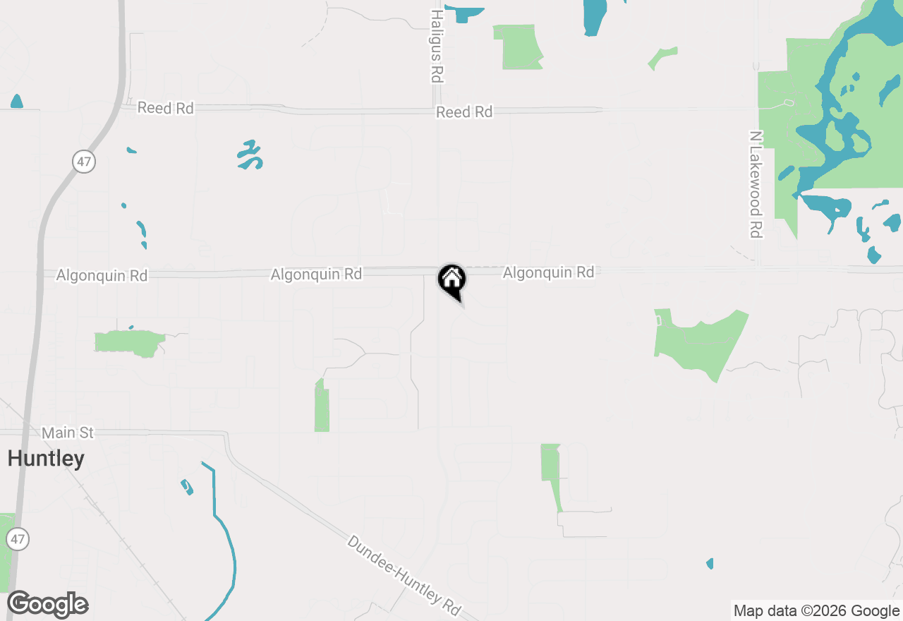 Map of 10525 Casselberry S, Huntley, IL 60142