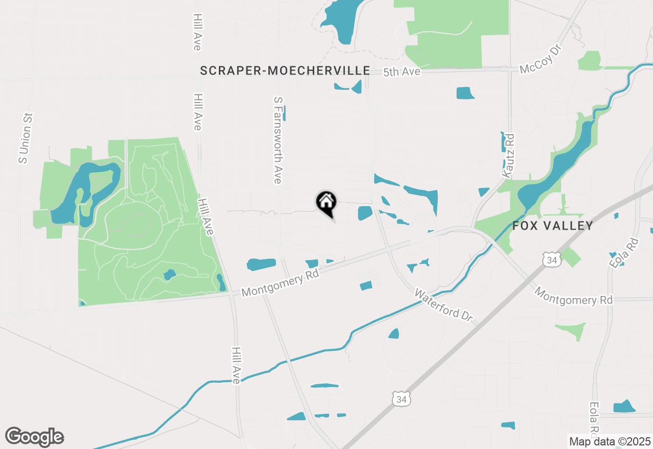 Map of 986 Four Seasons Boulevard, Aurora, IL 60504