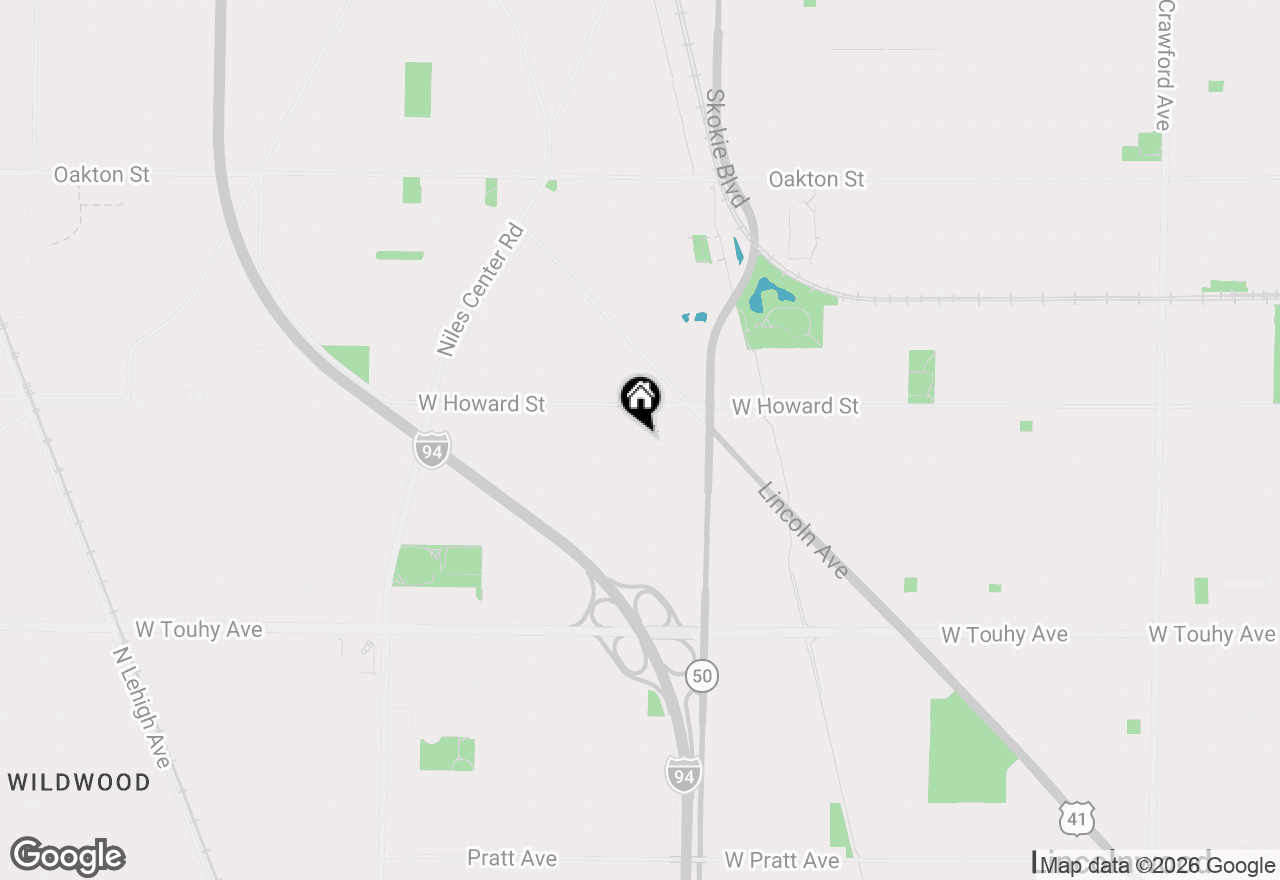 Map of 4915 Jerome Avenue, Skokie, IL 60077