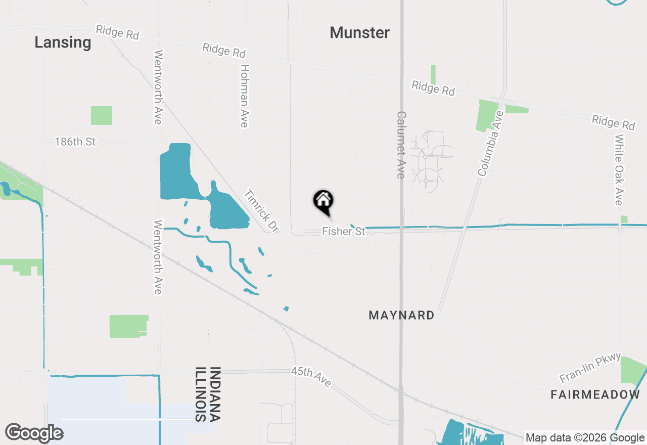 Map of 8831 Harrison Avenue #202, Munster, IN 46321