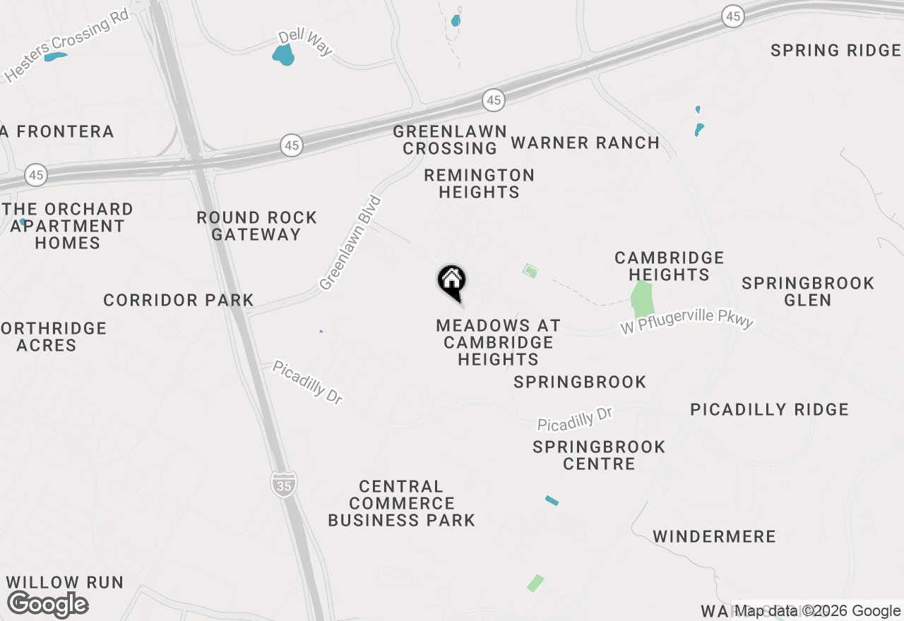 Map of 17015 Gibbons Path, Round Rock, TX 78664