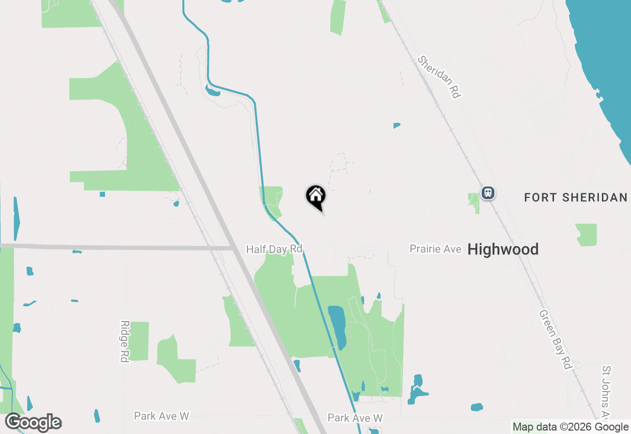 Map of 2708 Summit Avenue, Highland Park, IL 60035
