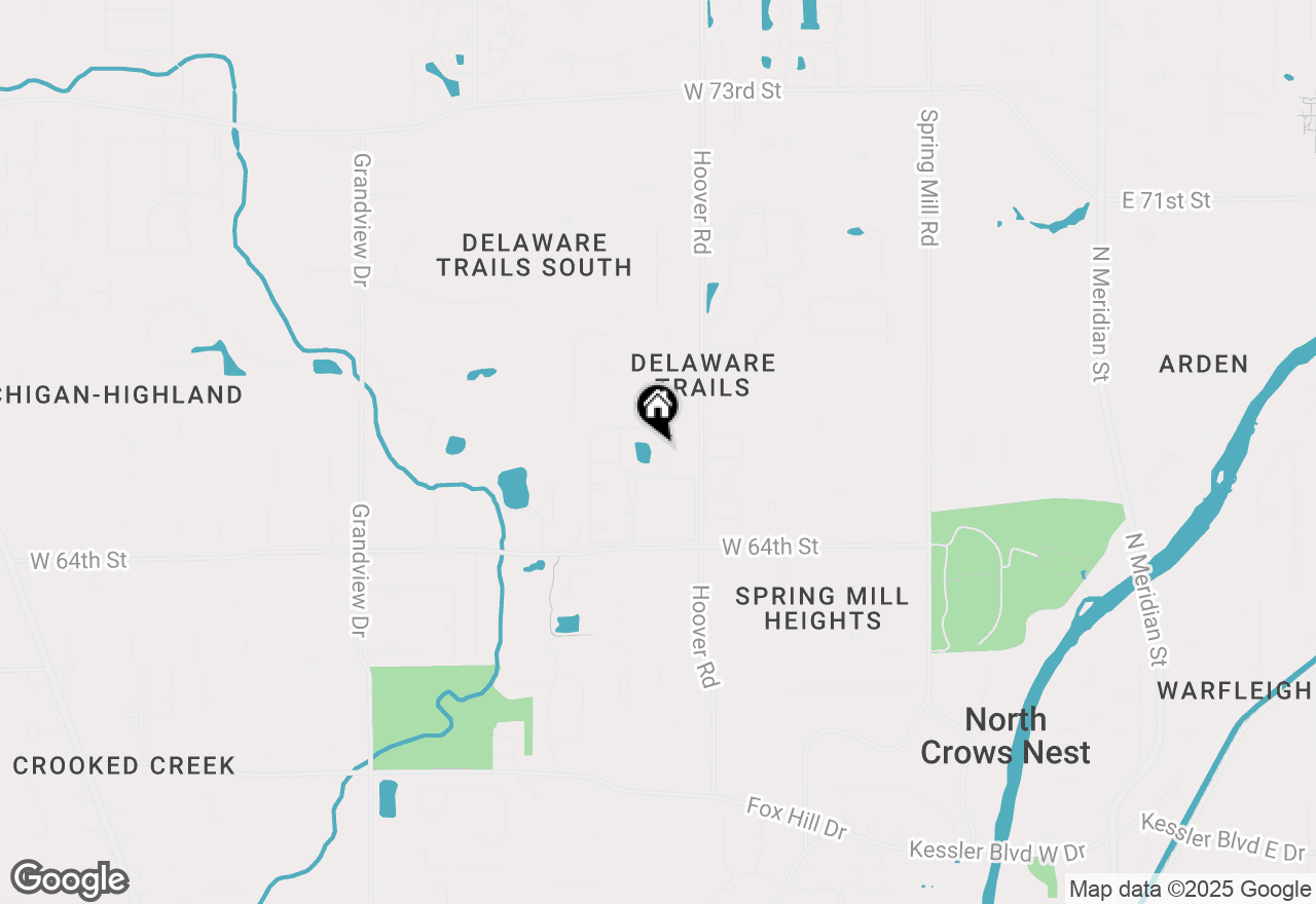 Map of 6510 Stony Ridge Way #C, Indianapolis, IN 46260