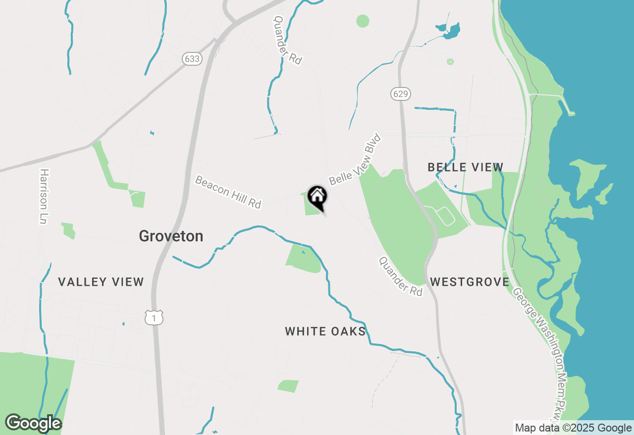 Map of 2234 Roanoke Drive, Alexandria, VA 22307