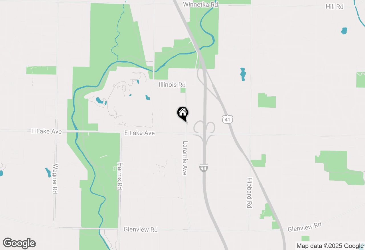 Map of 3520 Forest Avenue, Wilmette, IL 60091