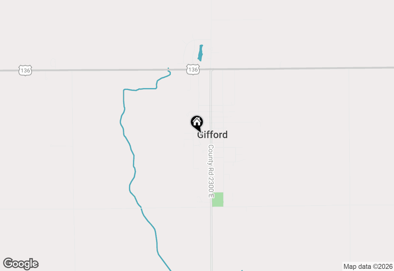 Map of 203 W Summit Street, Gifford, IL 61847