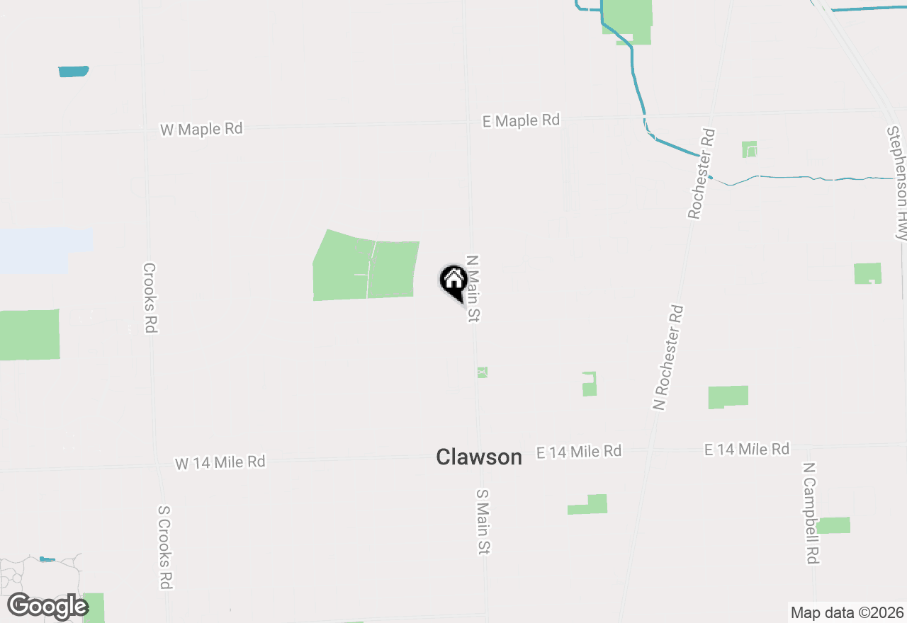 Map of 68 Highland Avenue, Clawson, MI 48017