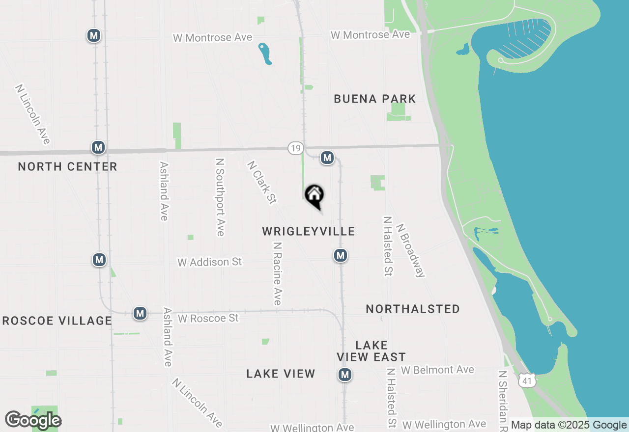 Map of 3732 N Kenmore Avenue #2, Chicago, IL 60613