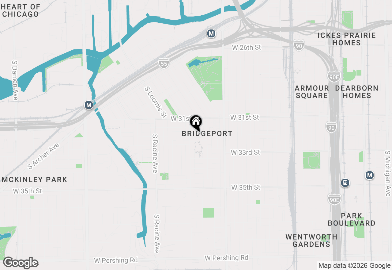 Map of 939 W 32nd Street, Chicago, IL 60608