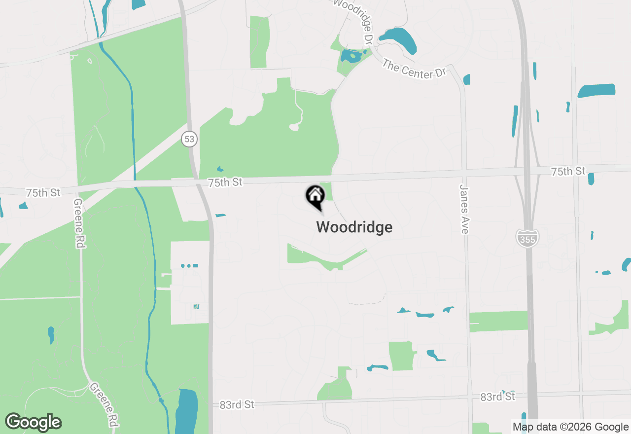 Map of 2917 Westridge Drive, Woodridge, IL 60517