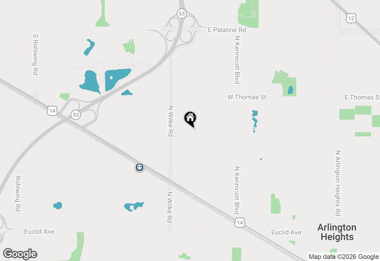 Map of 1301 N Chicago Avenue, Arlington Heights, IL 60004