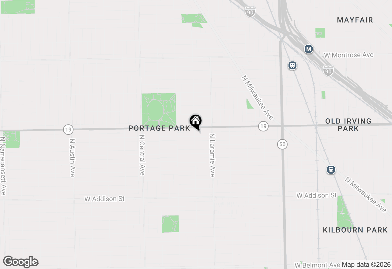 Map of 5258 W Dakin Avenue, Chicago, IL 60641