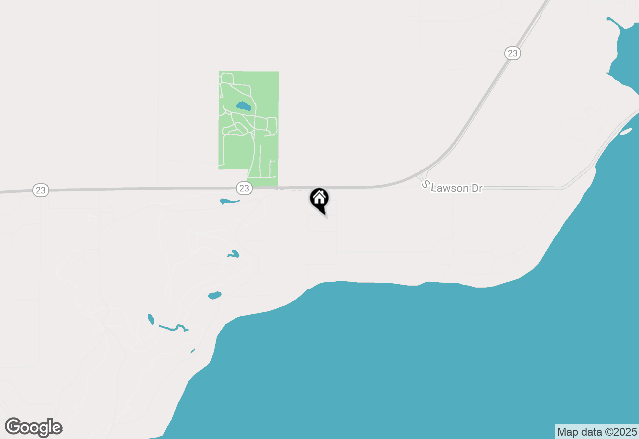 Map of W2223 Ledgeview Road, Green Lake, WI 54941