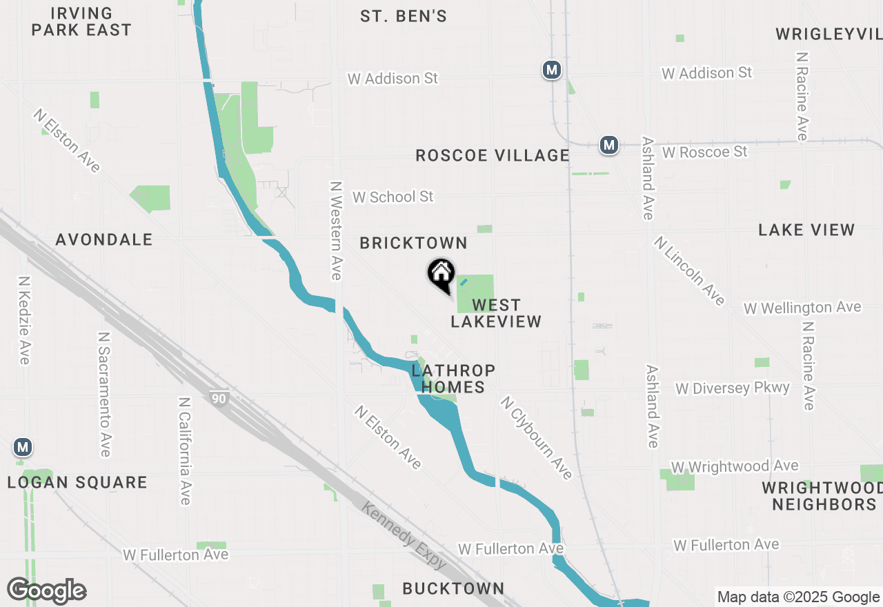 Map of 3015 N Hamilton Avenue, Chicago, IL 60618