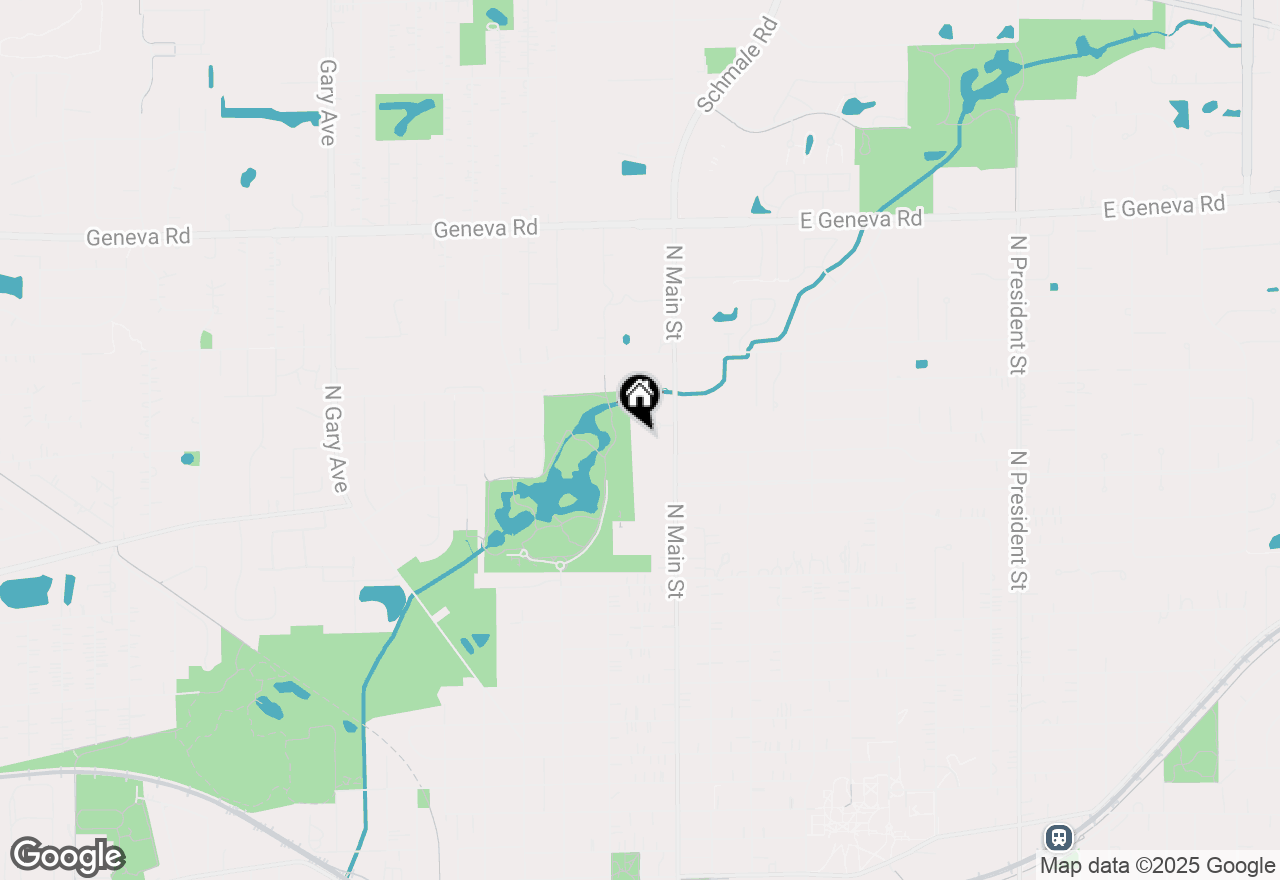 Map of 100 W Park Circle Drive #3I, Wheaton, IL 60187