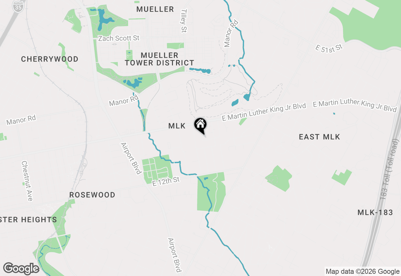 Map of 1700 Perez St #B, Austin, TX 78721