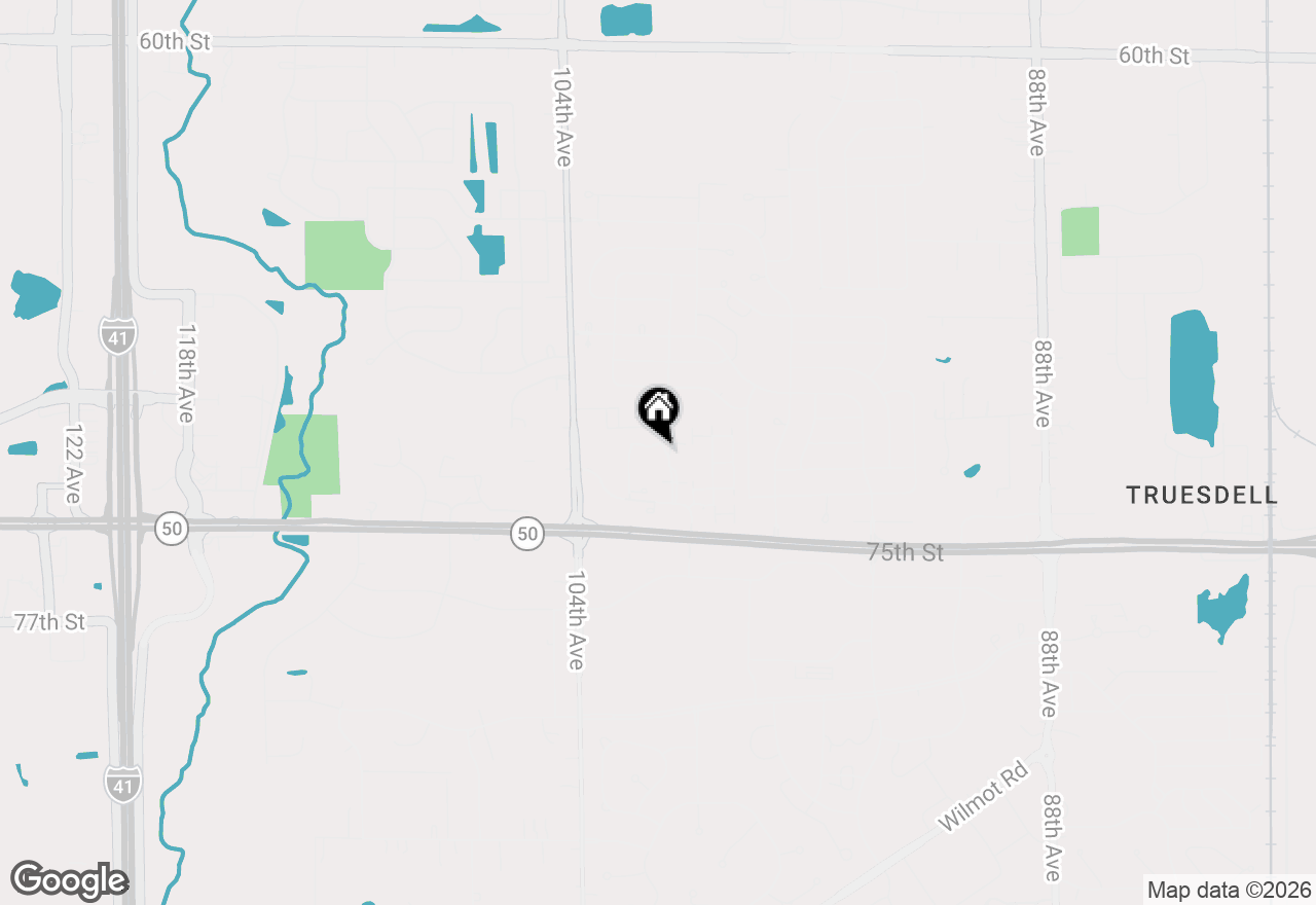 Map of 10110 74th St #D, Kenosha, WI 53142