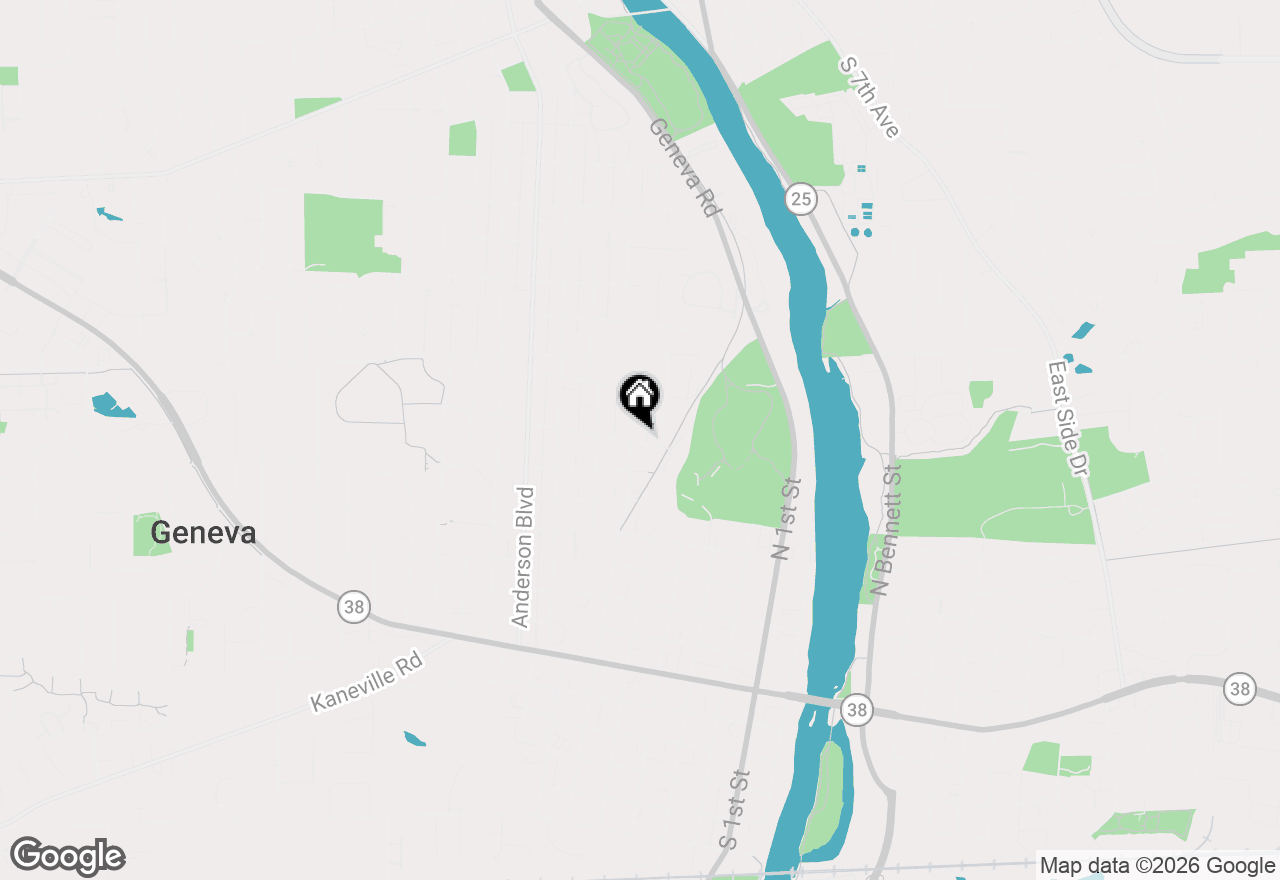 Map of 701 Edison Street, Geneva, IL 60134