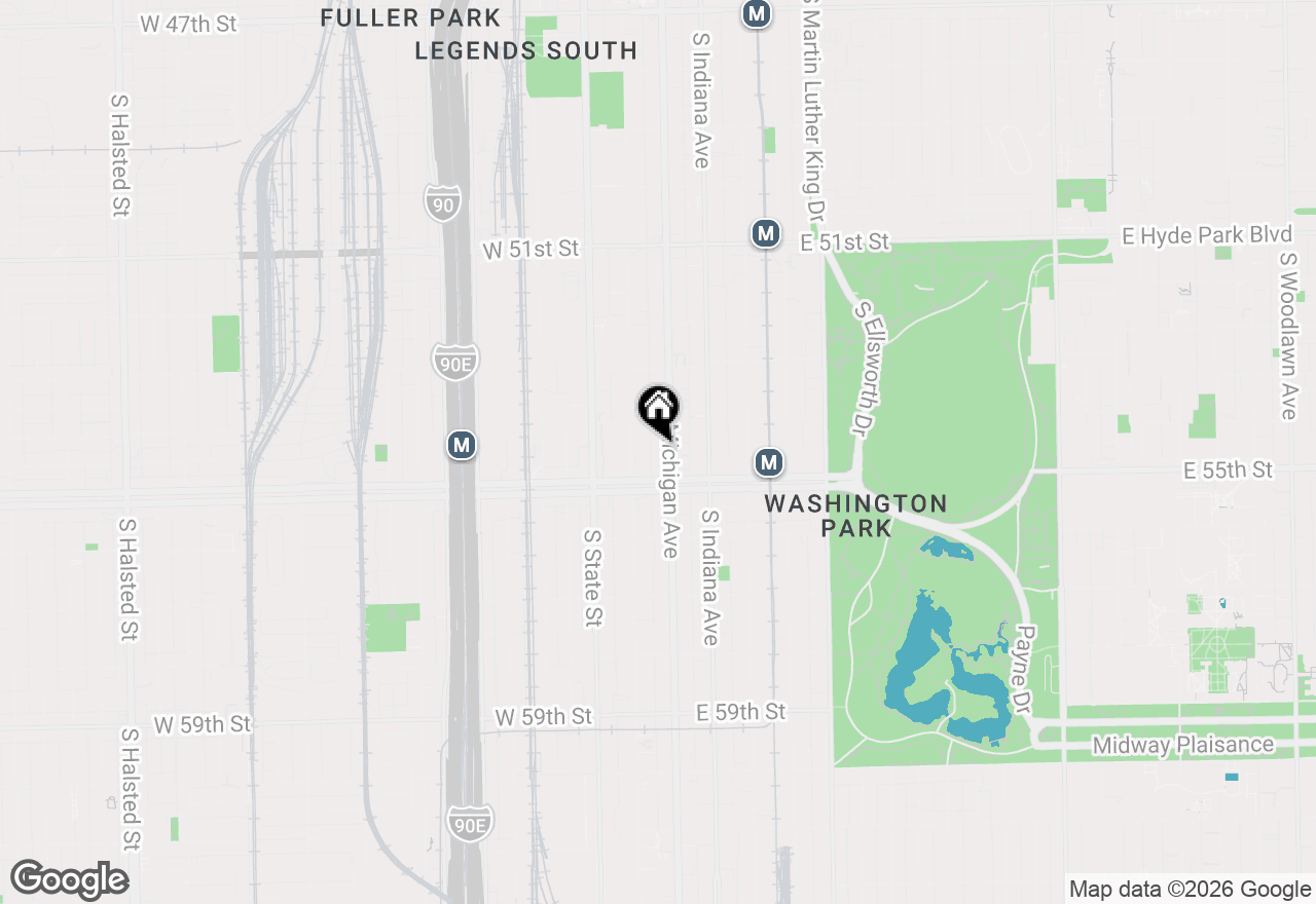 Map of 5432 S Michigan Avenue #1, Chicago, IL 60615