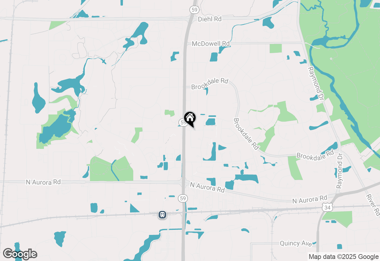 Map of 2911 Dearborn Court, Naperville, IL 60563