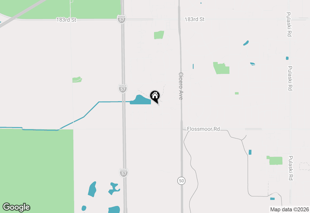 Map of 4940 190th Street, Country Club Hills, IL 60478