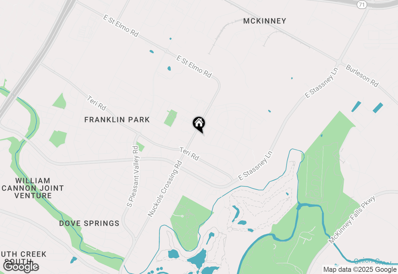 Map of 5303 Spring Meadow Rd #A, Austin, TX 78744