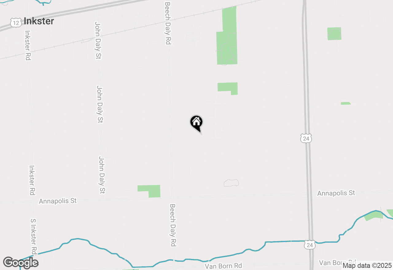 Map of 25418 Ross, Dearborn Heights, MI 48125