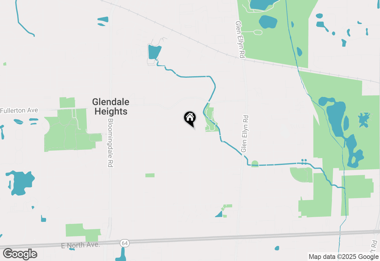 Map of 437 Norton Avenue, Glendale Heights, IL 60139