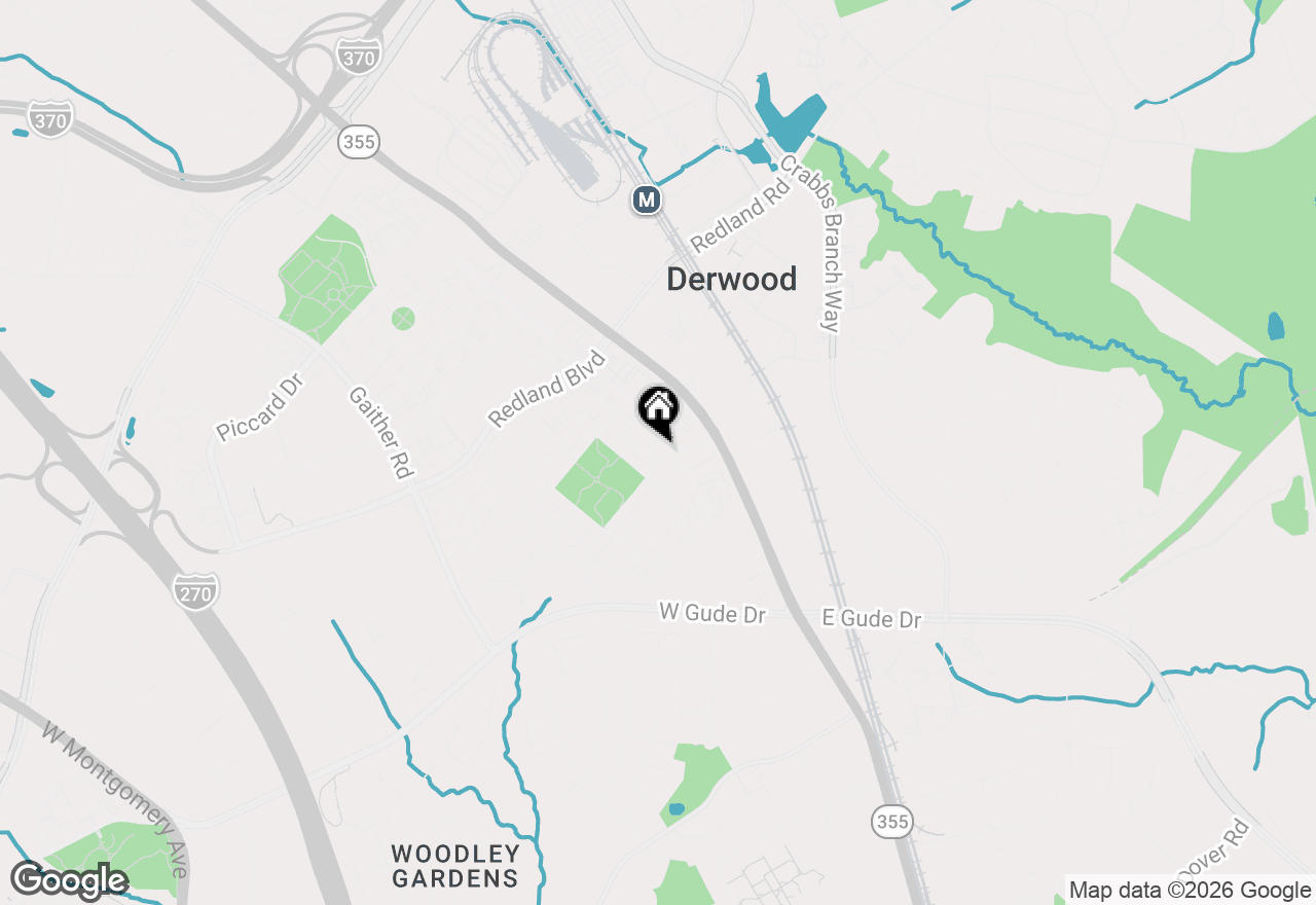 Map of 213 Watkins Pond Boulevard, Rockville, MD 20850