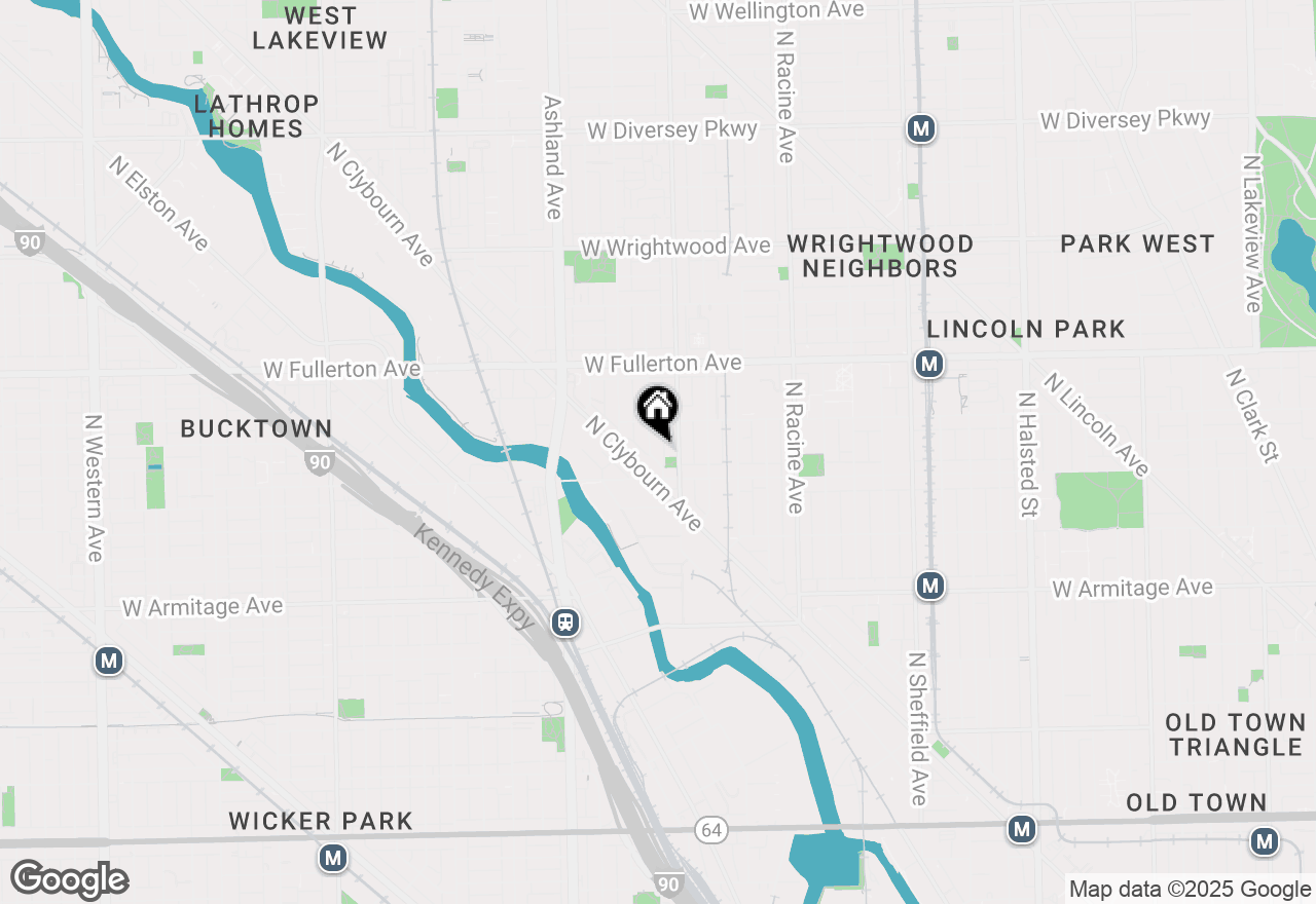 Map of 2233 N Janssen Avenue, Chicago, IL 60614