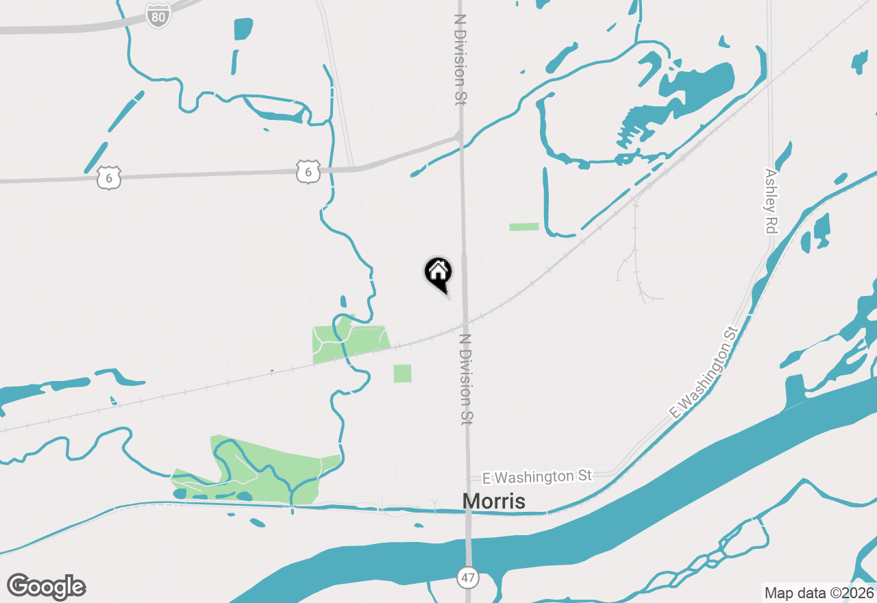 Map of 111 Buchanan Street, Morris, IL 60450