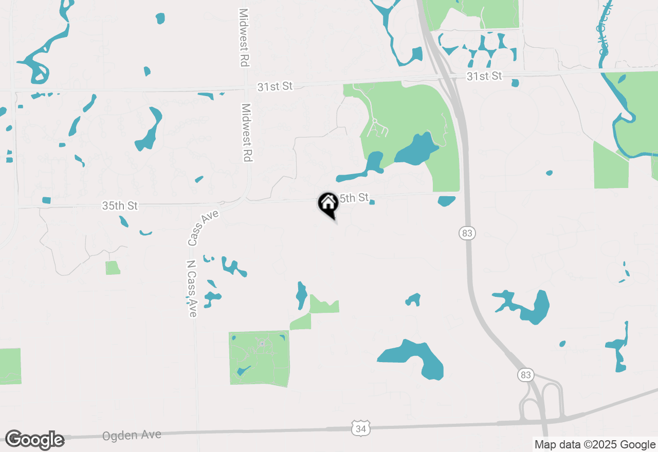Map of 1110 Williamsburg Street, Westmont, IL 60559