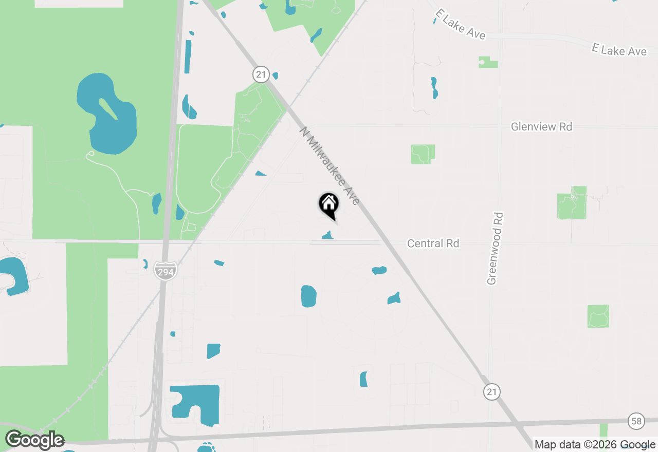 Map of 701 Forum Square #510, Glenview, IL 60025