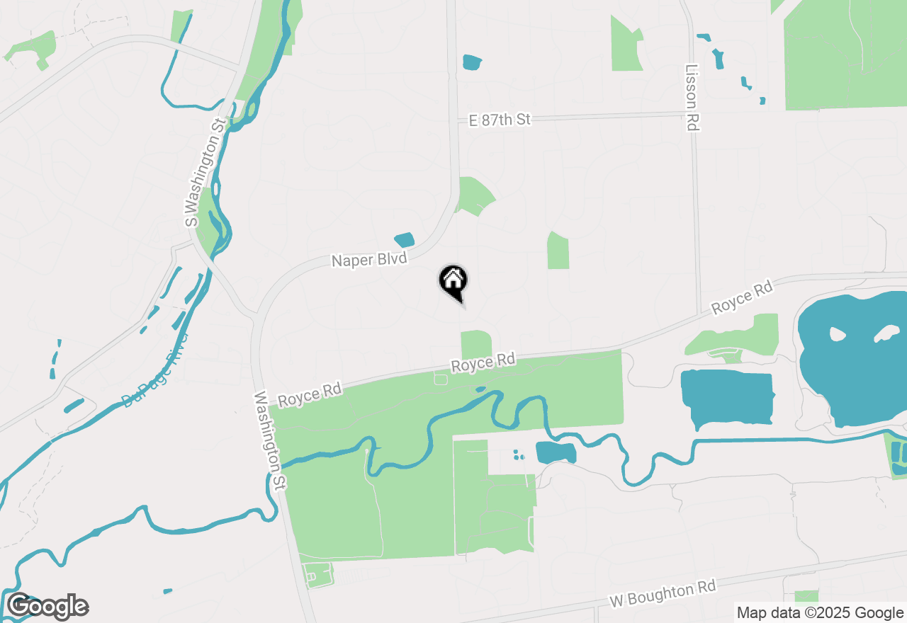 Map of 2485 Barkdoll Road, Naperville, IL 60565