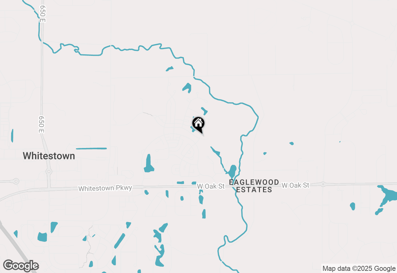 Map of 6650 E Deerfield Drive, Zionsville, IN 46077