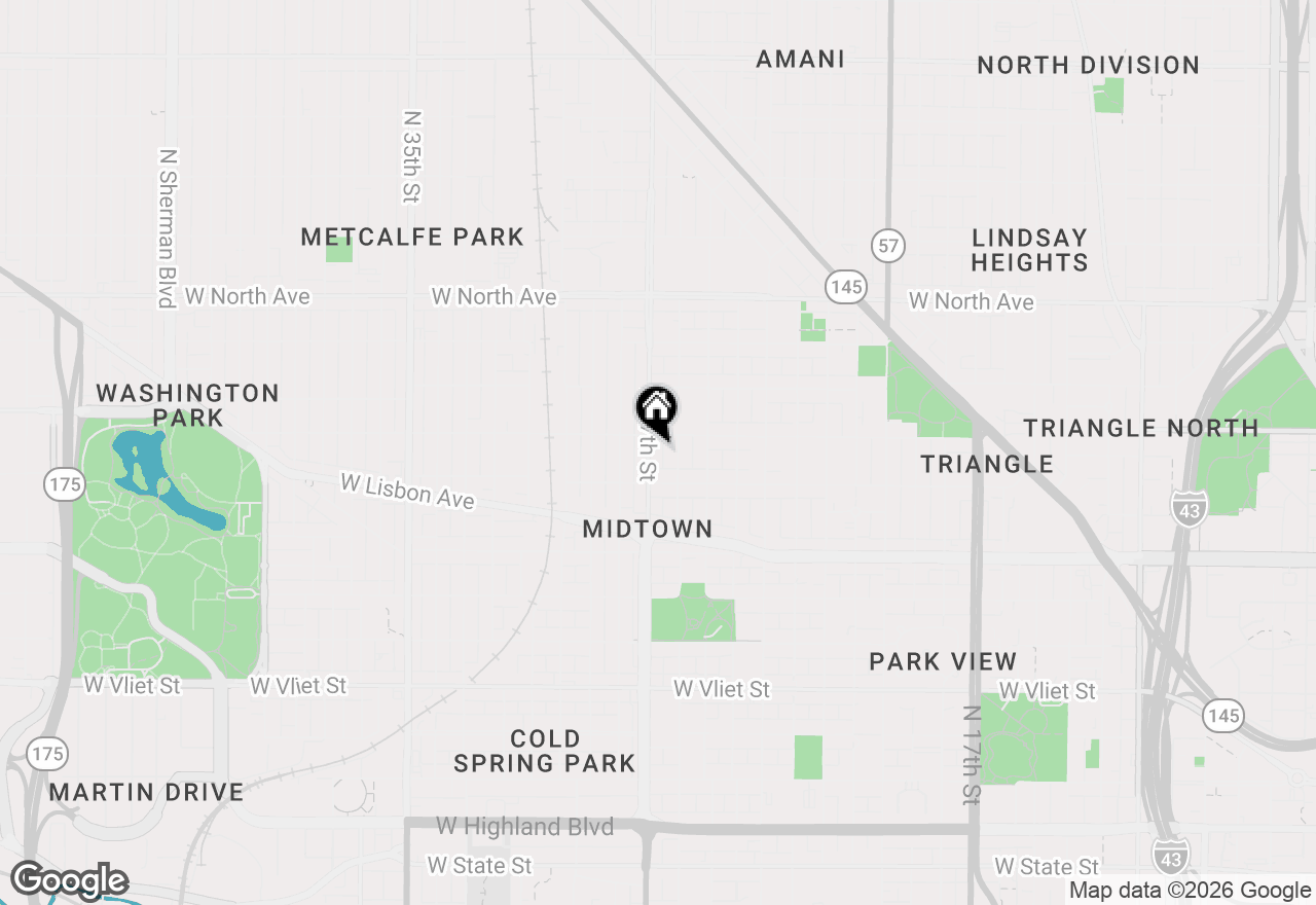 Map of 1940 N 27th St, Milwaukee, WI 53208