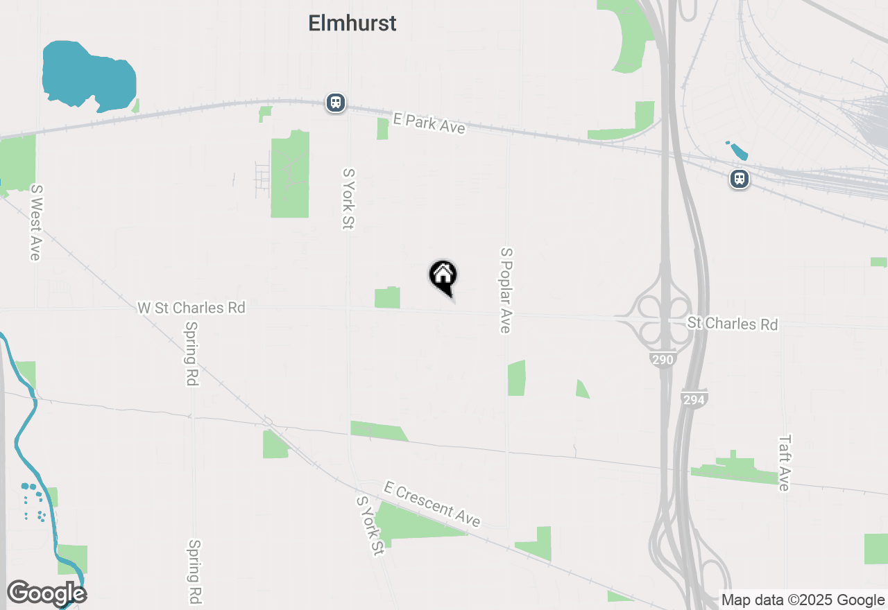 Map of 219 E Saint Charles Road, Elmhurst, IL 60126