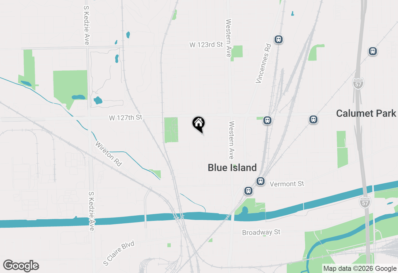 Map of 12809 Maple Avenue, Blue Island, IL 60406