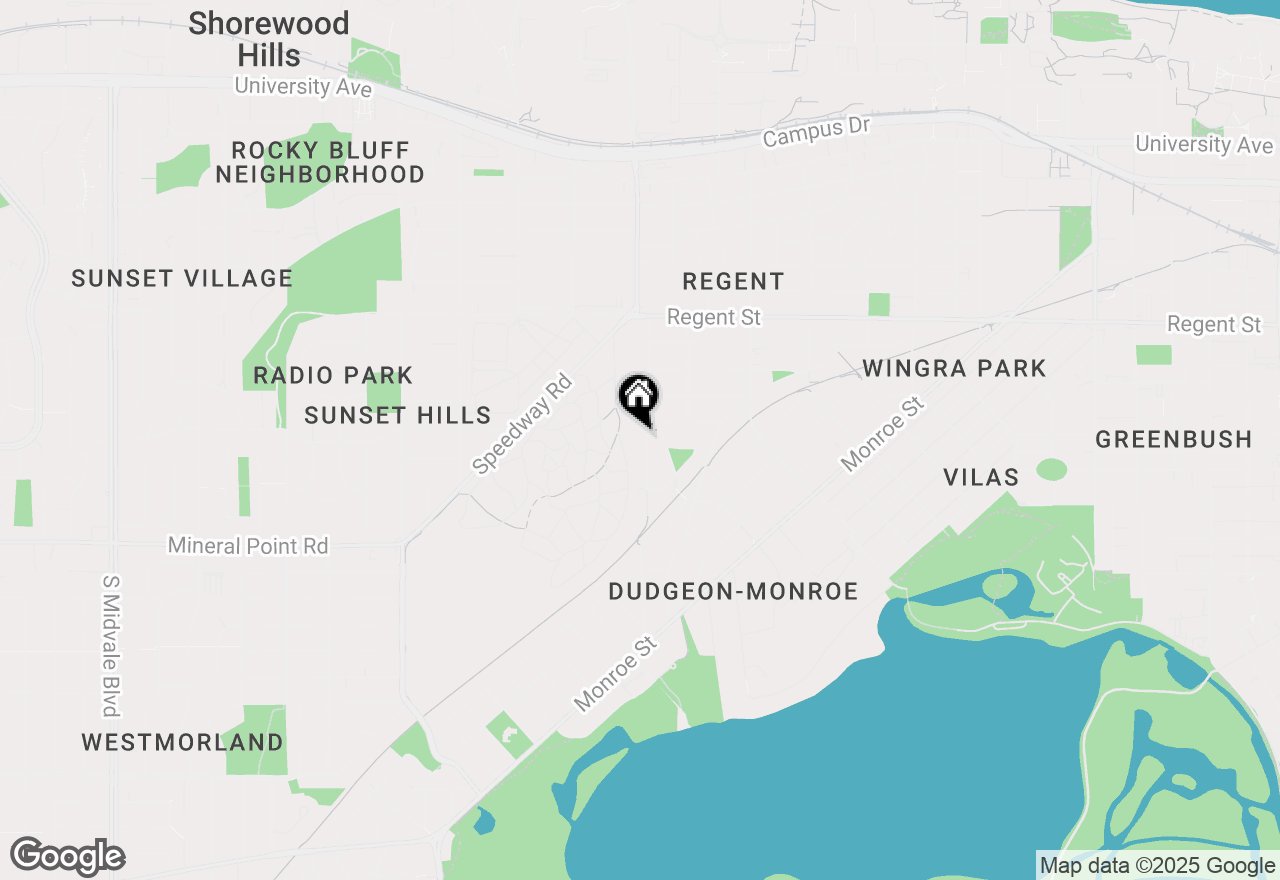 Map of 414 Virginia Terrace, Madison, WI 53726