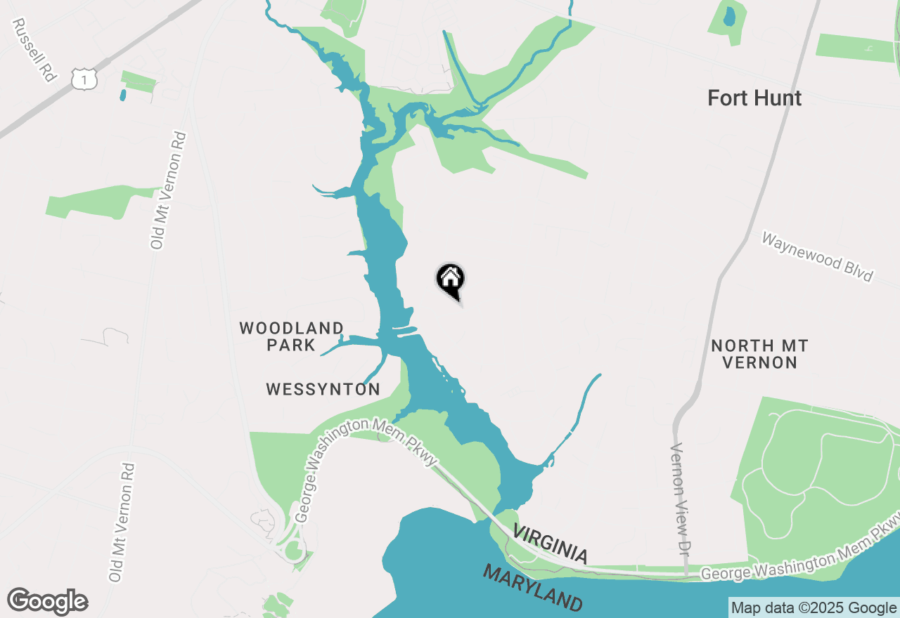 Map of 2600 Ryegate Lane, Alexandria, VA 22308