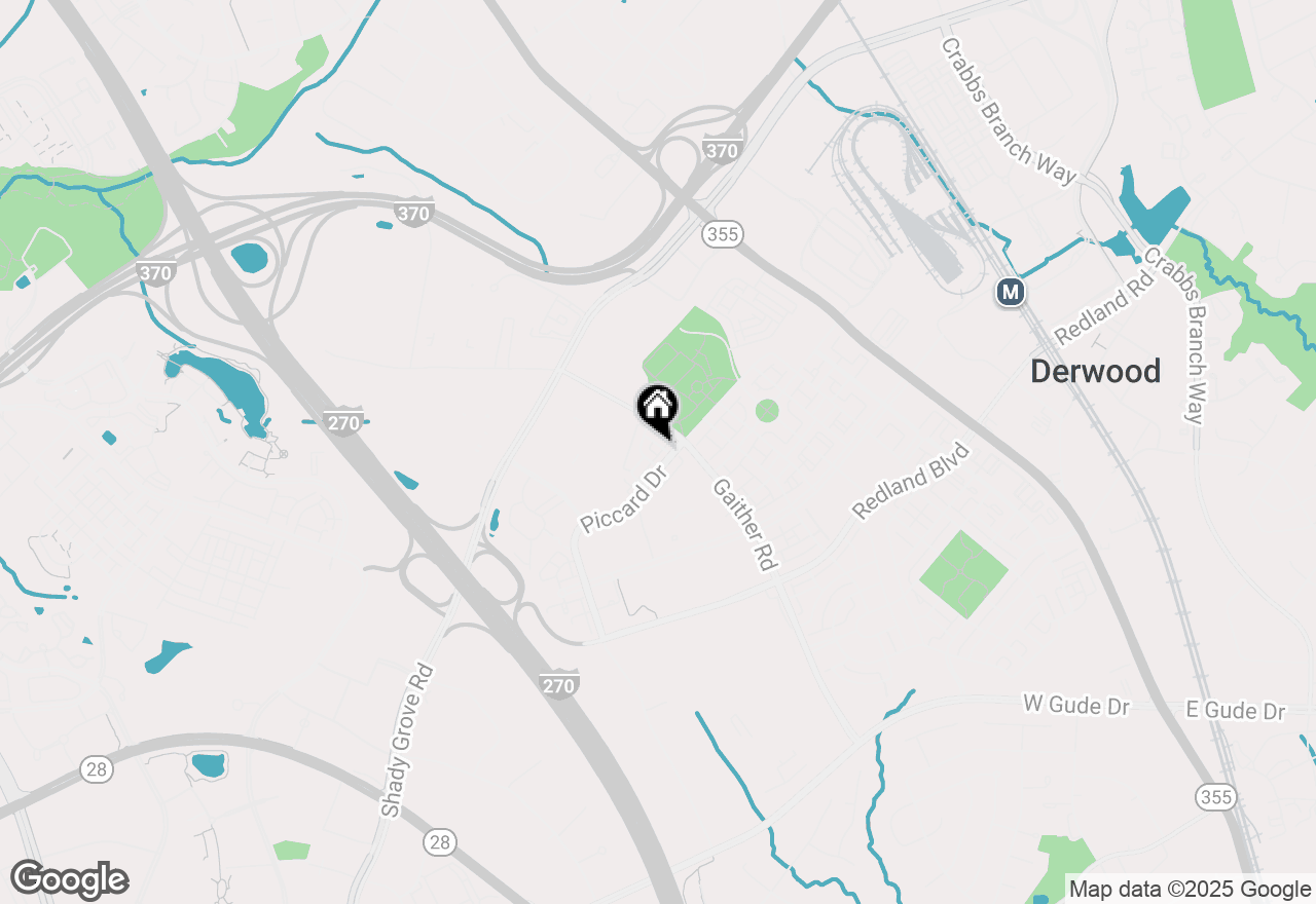 Map of 1206 Maple Grove Lane, Rockville, MD 20850