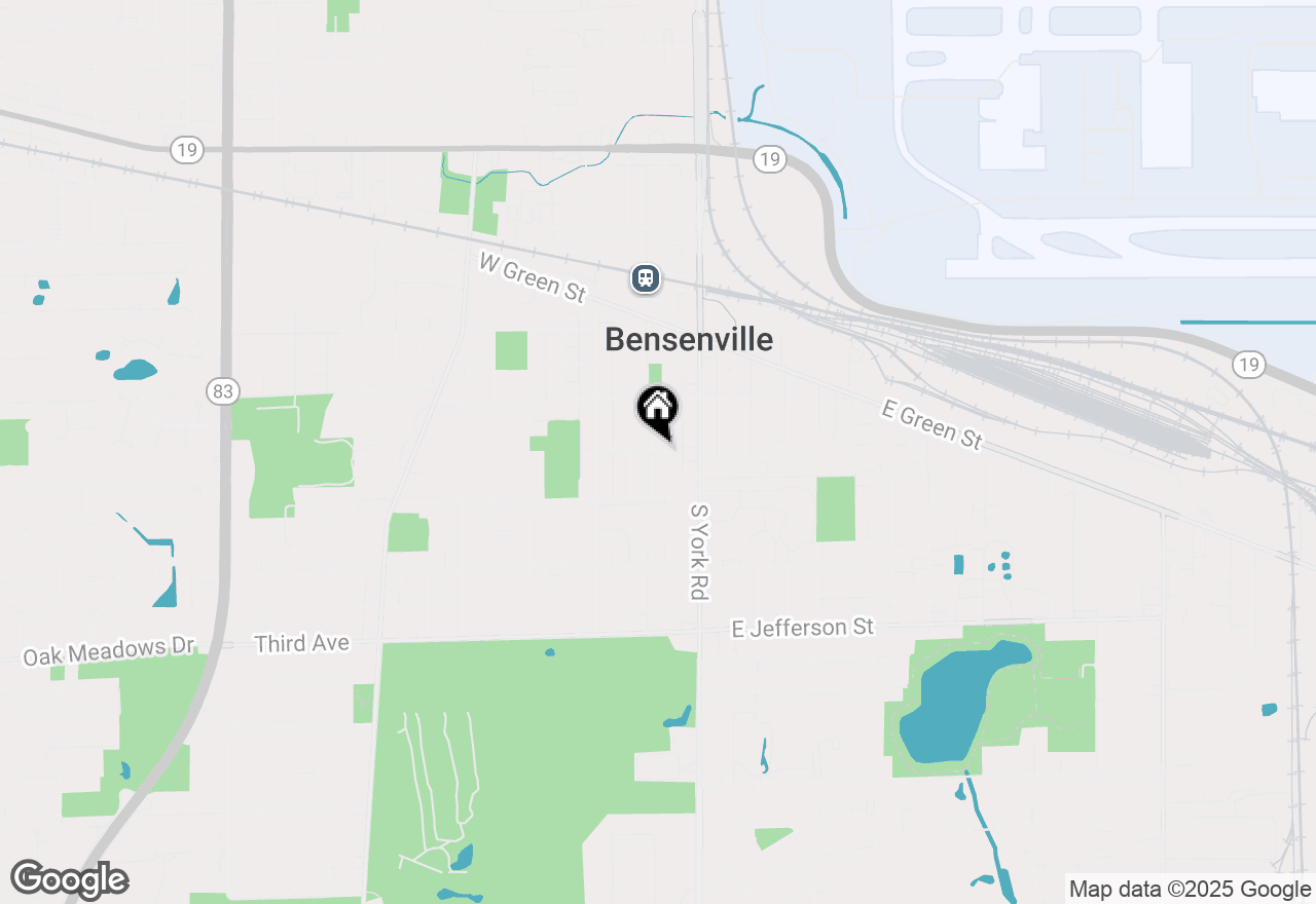 Map of 244 S Center Street, Bensenville, IL 60106