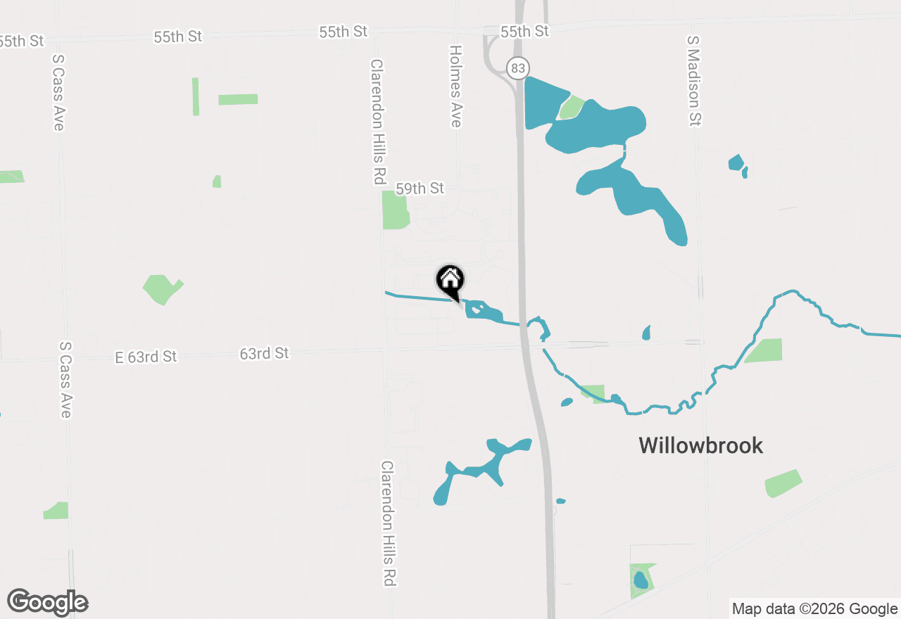 Map of 6135 Essex Court #D, Willowbrook, IL 60527
