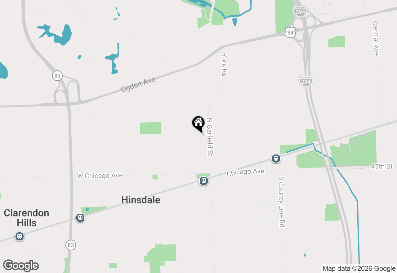Map of 231 N Washington Street, Hinsdale, IL 60521