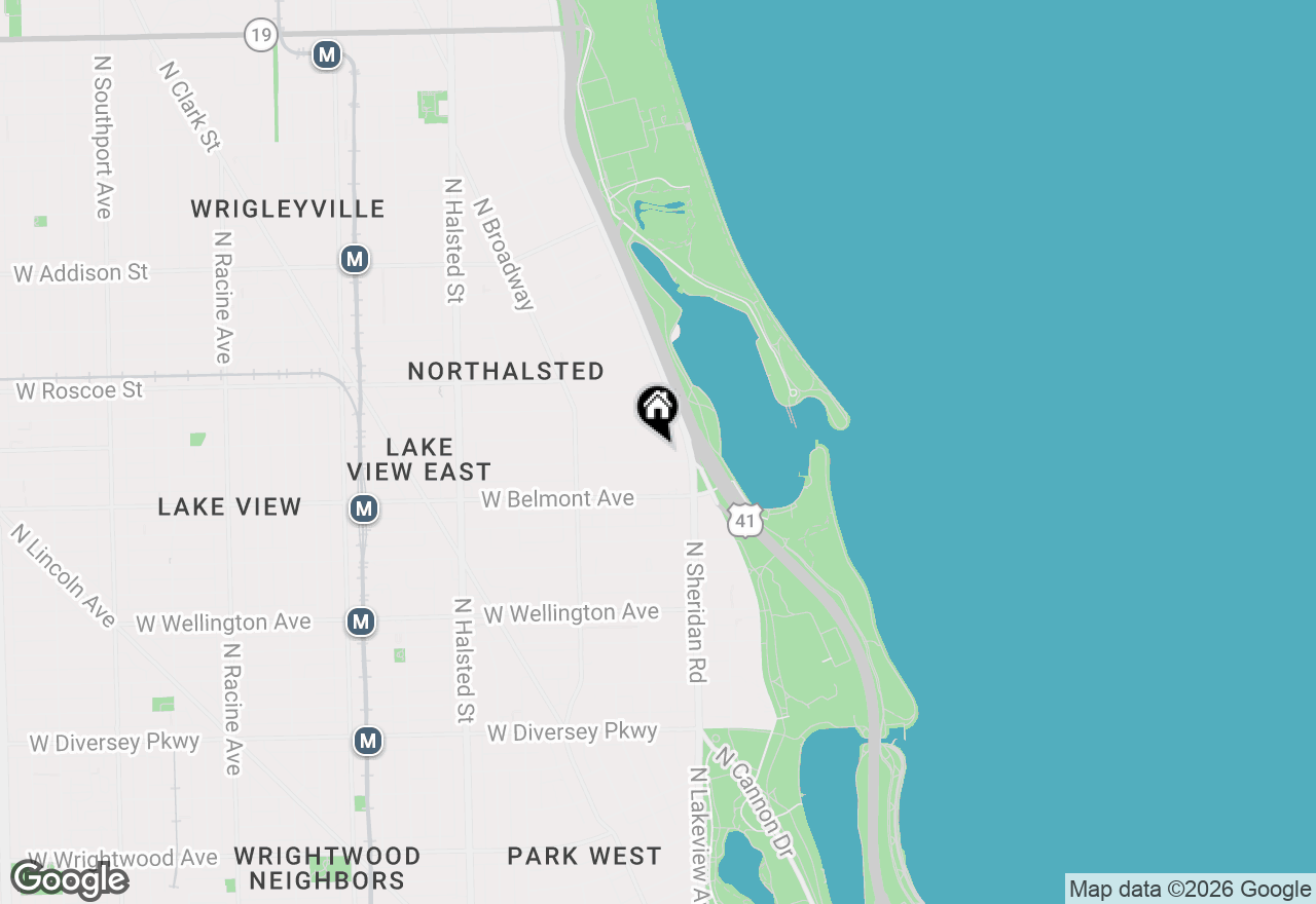 Map of 434 W Melrose Street #502, Chicago, IL 60657