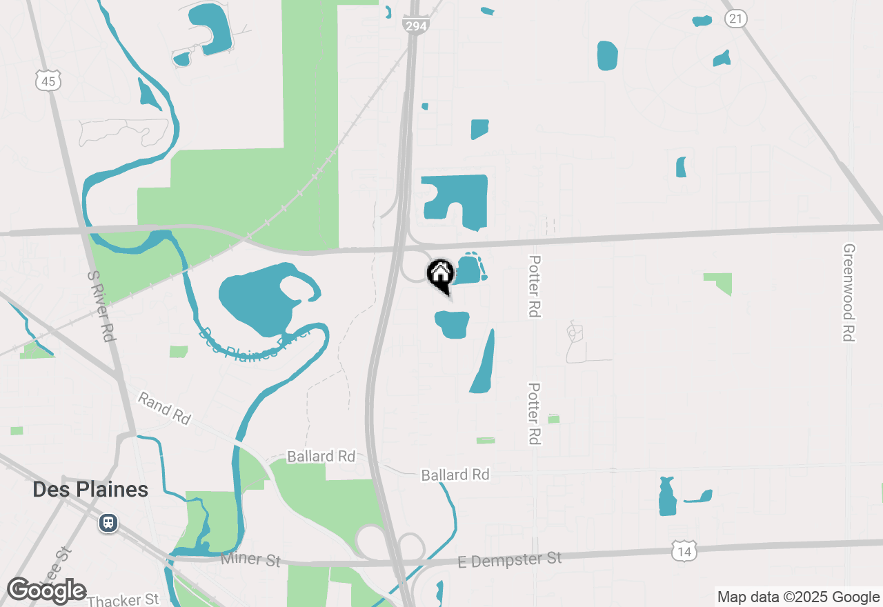Map of 9423 Bay Colony Drive #3N, Des Plaines, IL 60016
