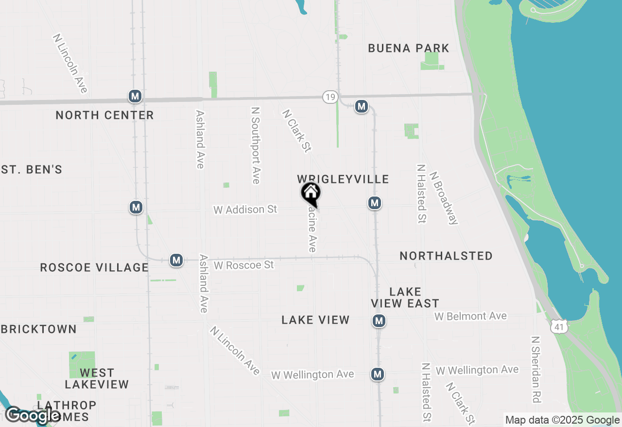 Map of 3548 N Racine Avenue #2, Chicago, IL 60657