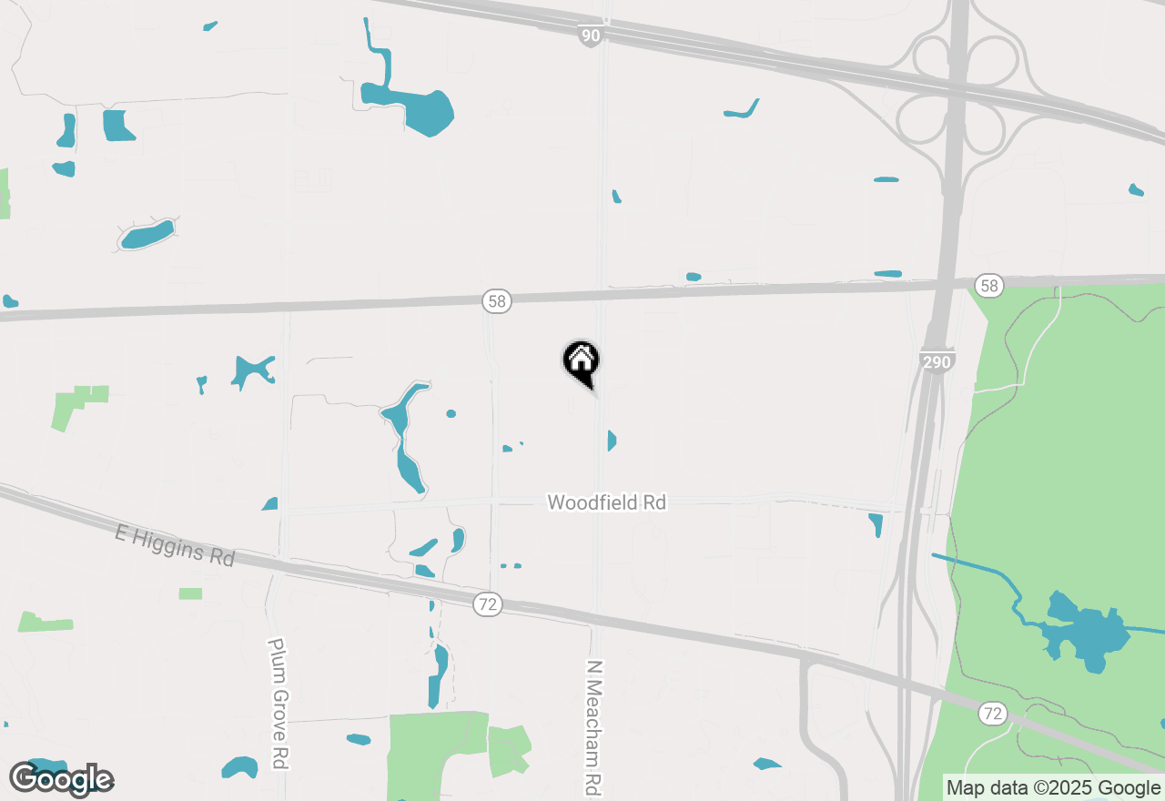 Map of 1290 Catalina Court, Schaumburg, IL 60173